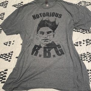 Gray “Notorious RBG” t-shirt